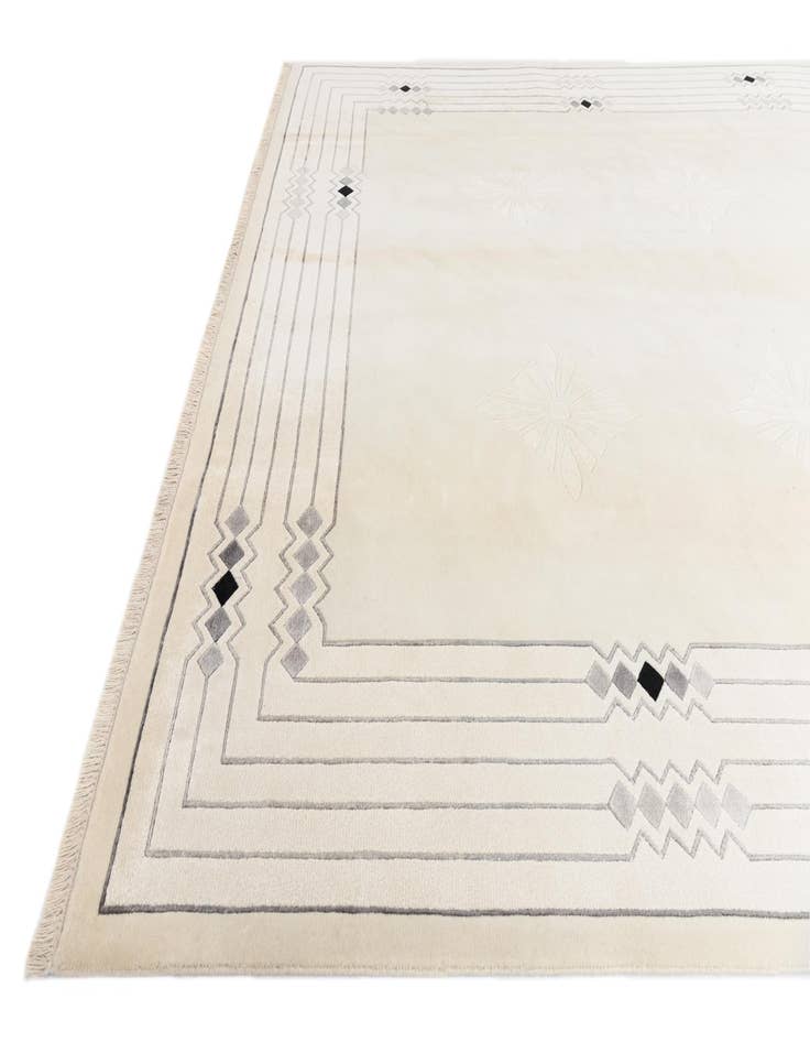 Detail image of  7' 10 x 10' 1  Hand Knotted Darya Wool Rug