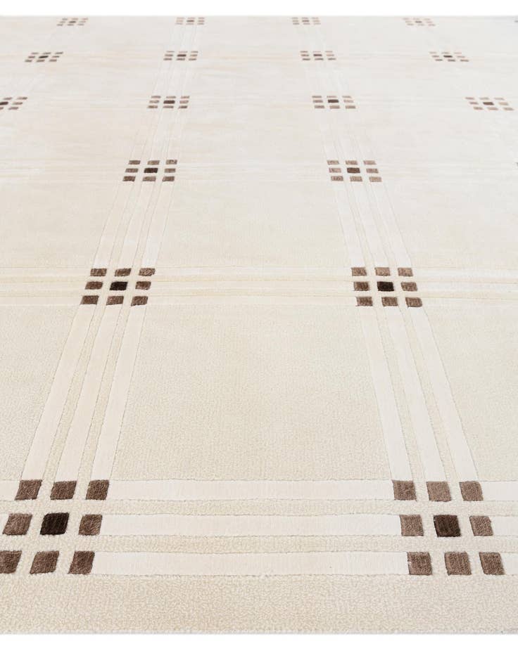 Detail image of  8' 1 x 11' 2  Hand Knotted Darya Wool Rug