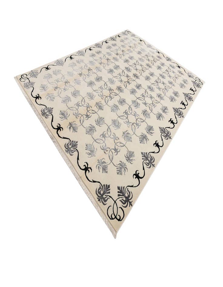 Detail image of  8' 2 x 11' 5  Hand Knotted Darya Wool Rug