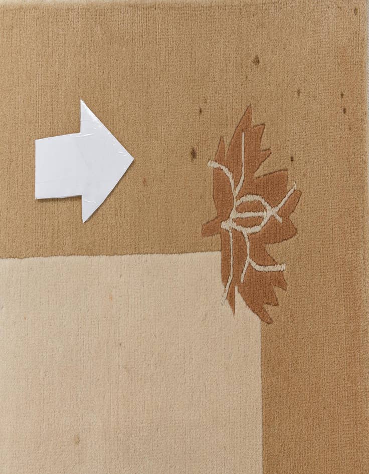 Detail image of  6' 6 x 10'  Hand Knotted Darya Wool Rug