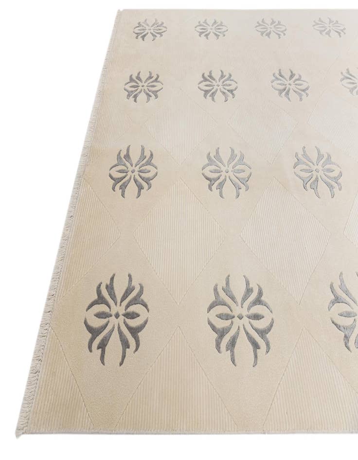 Detail image of  6' 7 x 9' 10  Hand Knotted Darya Wool Rug