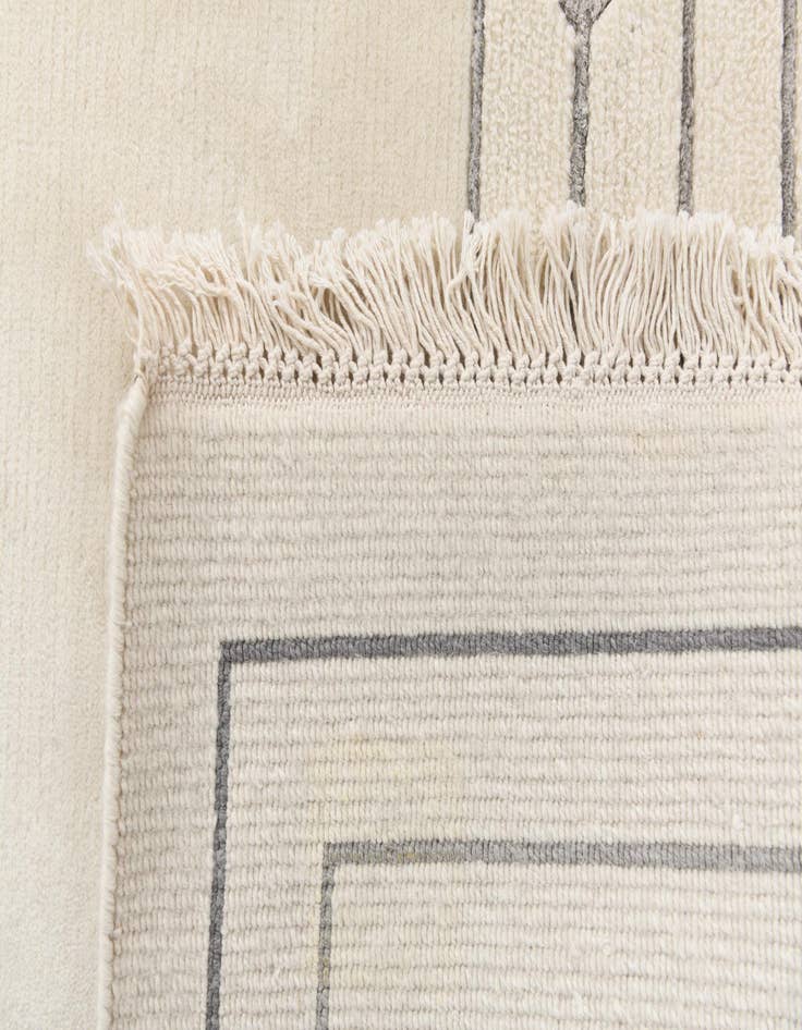 Detail image of  6' 10 x 9' 7  Hand Knotted Darya Wool Rug