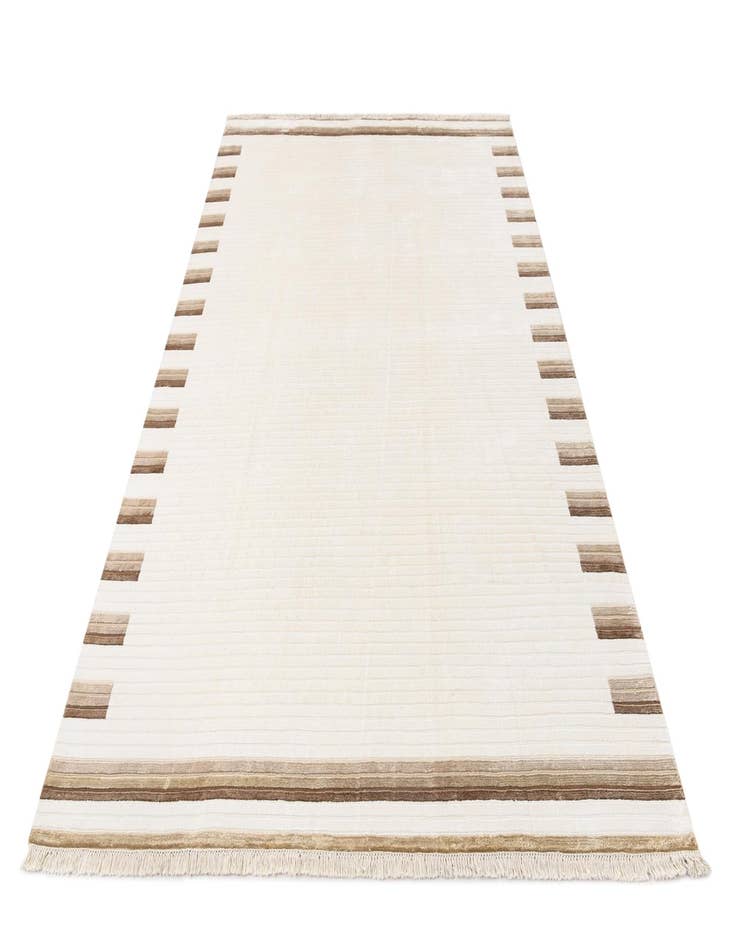 Detail image of  6' 7 x 9' 7  Hand Knotted Darya Wool Rug