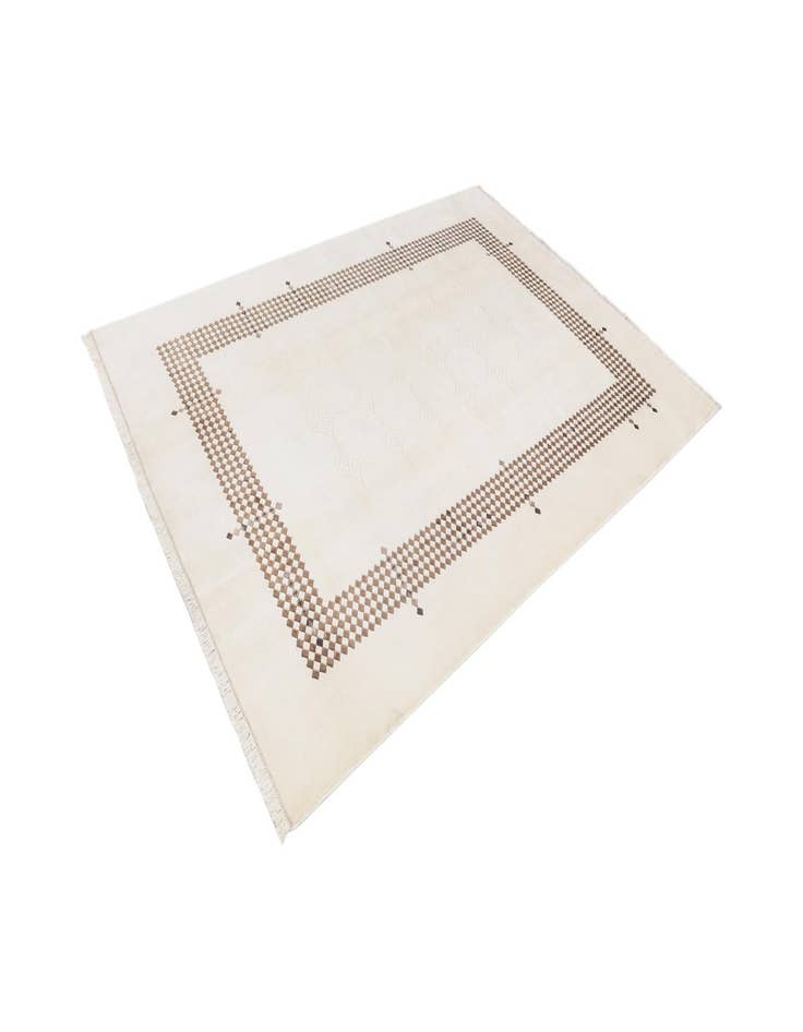 Detail image of  6' 10 x 10' 2  Hand Knotted Darya Wool Rug