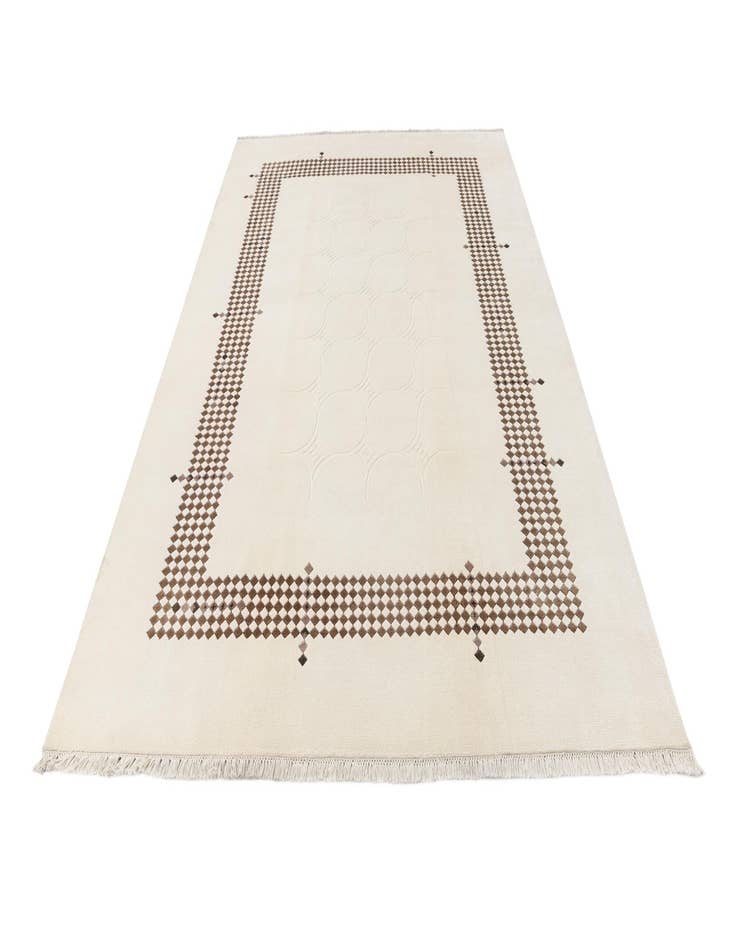 Detail image of  6' 10 x 10' 2  Hand Knotted Darya Wool Rug