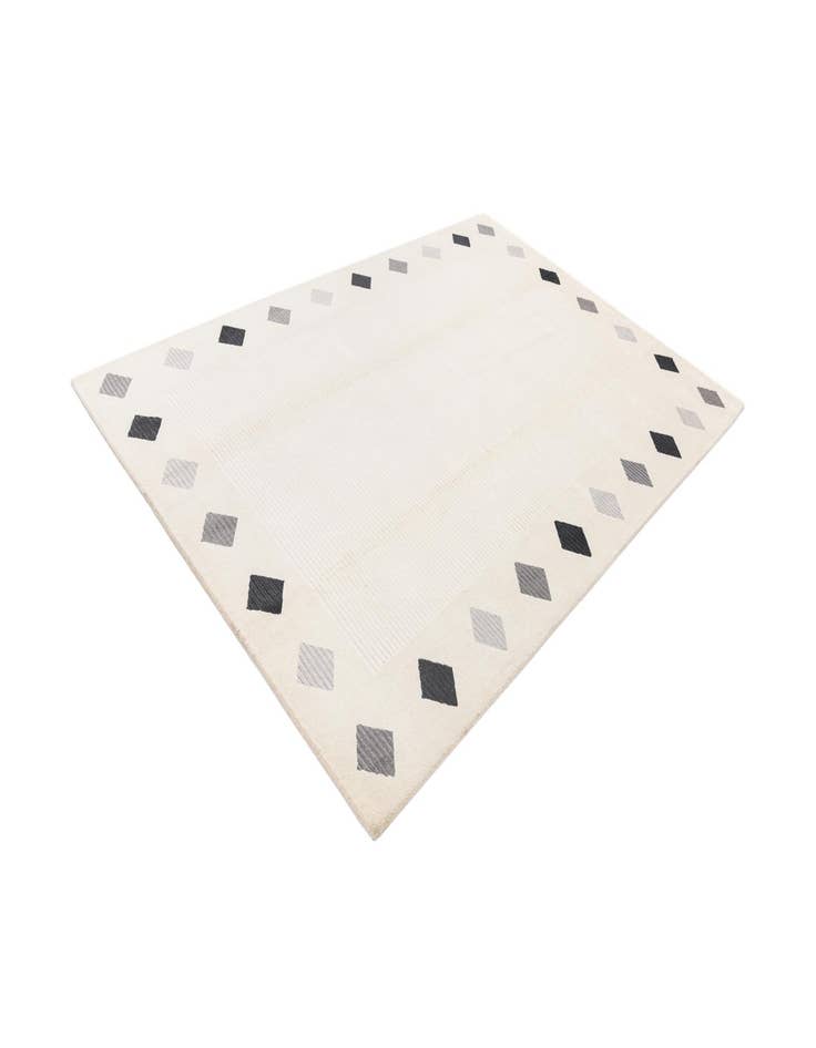 Detail image of  6' 8 x 9' 11  Hand Knotted Darya Wool Rug