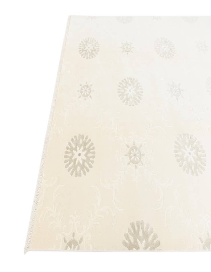 Detail image of  6' 9 x 9' 7  Hand Knotted Darya Wool Rug