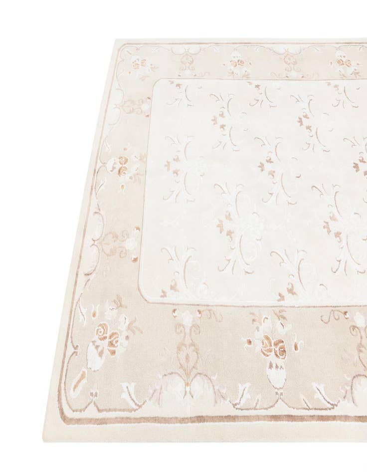 Detail image of  6' 8 x 10'  Hand Knotted Darya Wool Rug