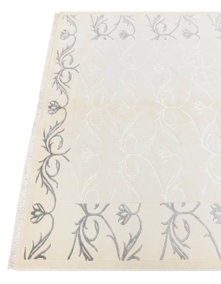 Detail image of  4' 11 x 6' 9  Hand Knotted Darya Wool Rug