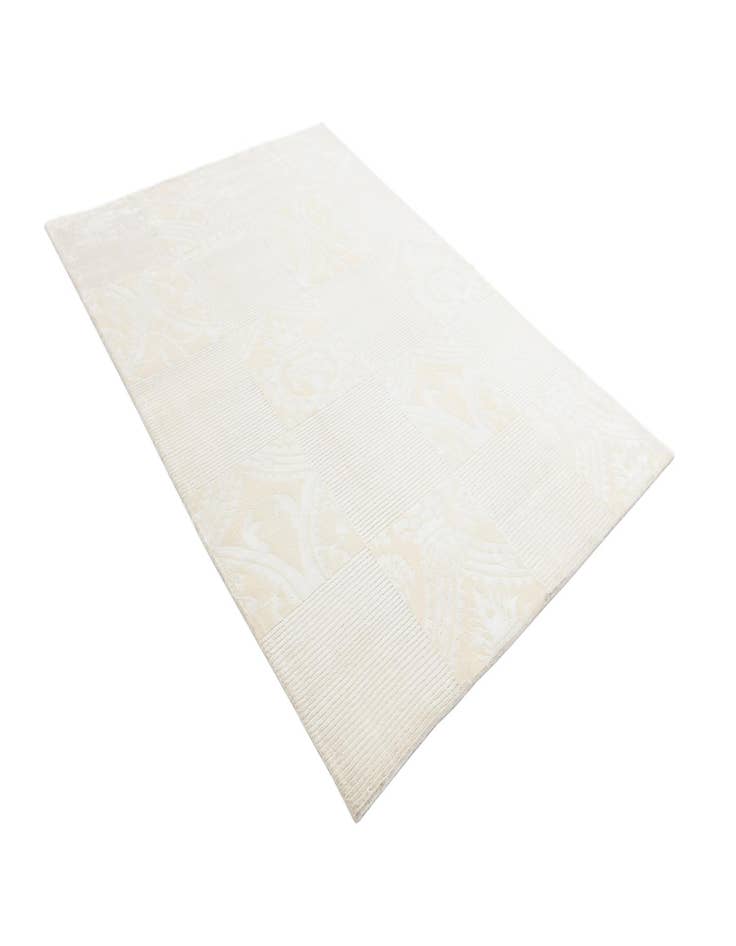 Detail image of  5' 9 x 8'  Hand Knotted Darya Wool Rug