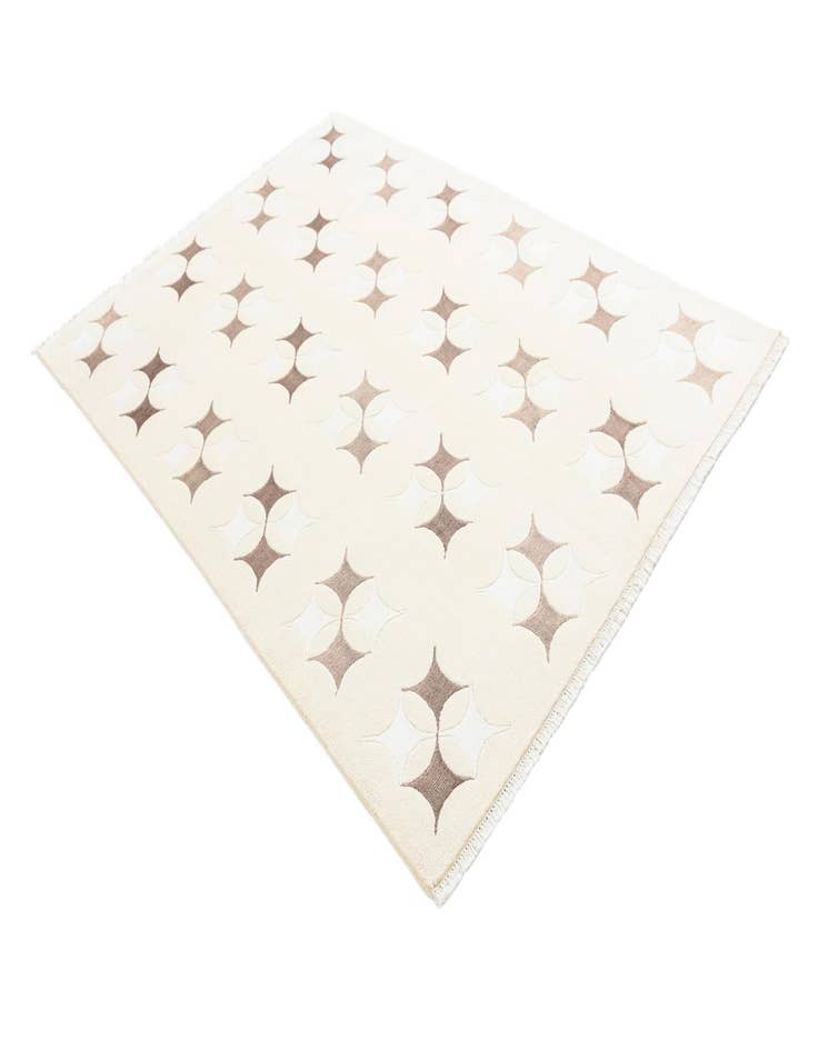 Detail image of  5' 6 x 7' 10  Hand Knotted Darya Wool Rug