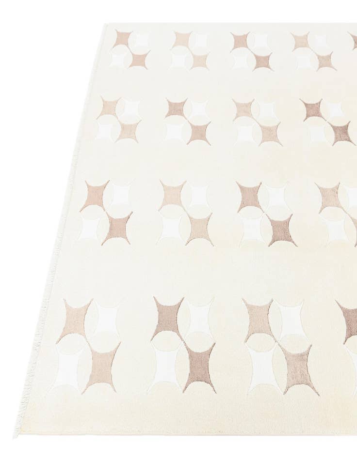 Detail image of  5' 6 x 7' 10  Hand Knotted Darya Wool Rug