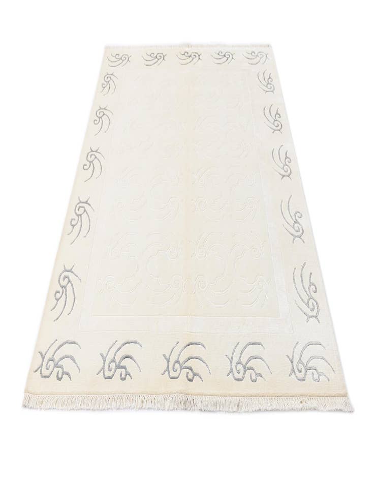 Detail image of  4' 9 x 6' 8  Hand Knotted Darya Wool Rug