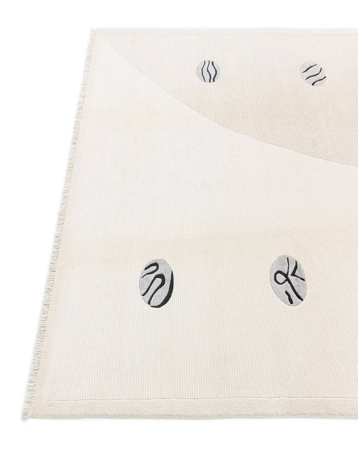 Detail image of  5' 6 x 7' 10  Hand Knotted Darya Wool Rug