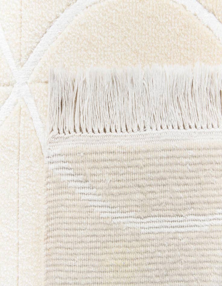 Detail image of  6' 7 x 10'  Hand Knotted Darya Wool Rug