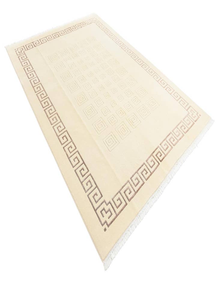 Detail image of  6' 8 x 9' 4  Hand Knotted Darya Wool Rug