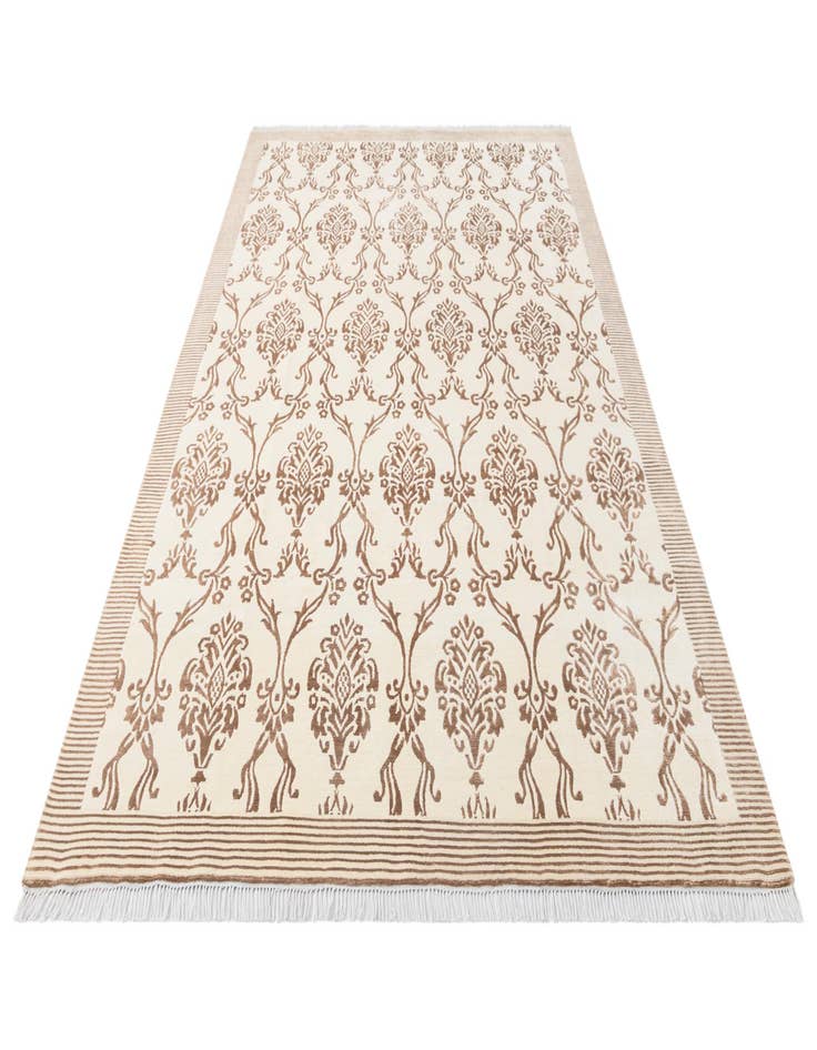 Detail image of  6' 8 x 10'  Hand Knotted Darya Wool Rug