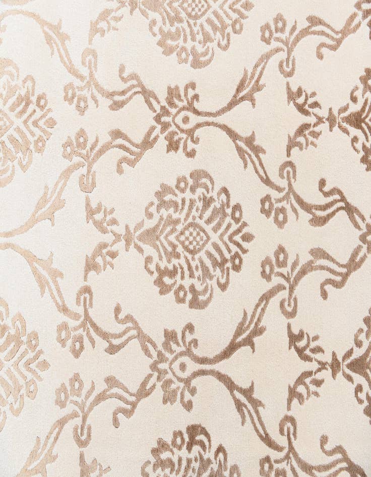 Detail image of  6' 8 x 10'  Hand Knotted Darya Wool Rug