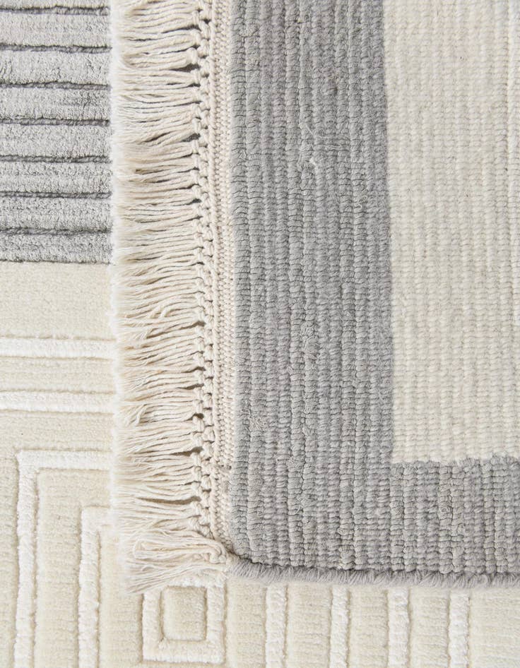 Detail image of  5' 6 x 7' 9  Hand Knotted Darya Wool Rug