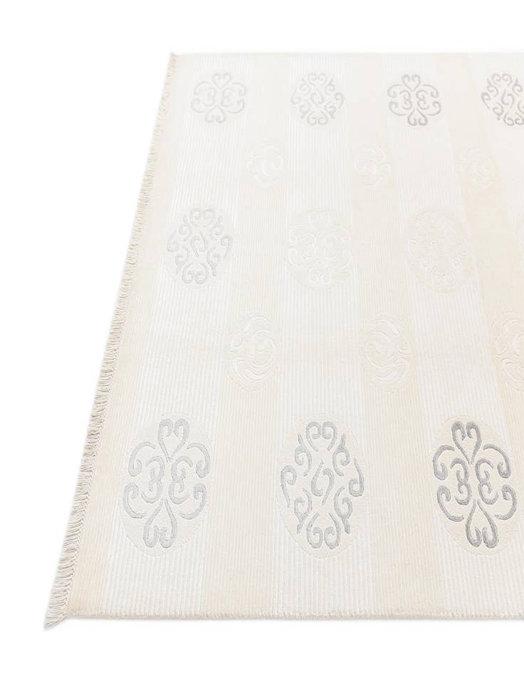 Detail image of  5' 7 x 8'  Hand Knotted Darya Rug