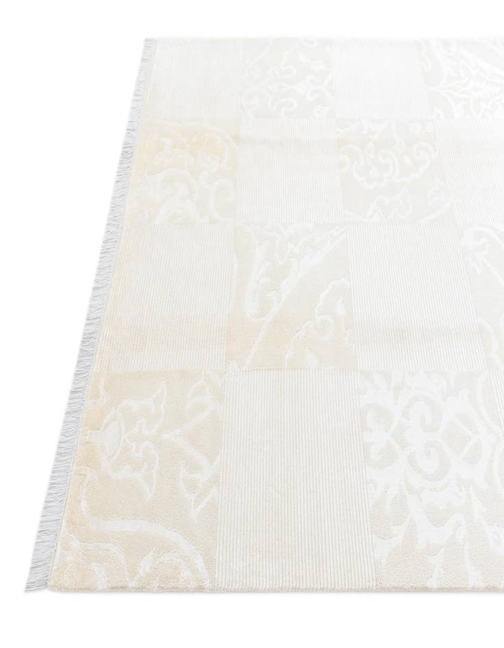 Detail image of  5' 7 x 8'  Hand Knotted Darya Rug