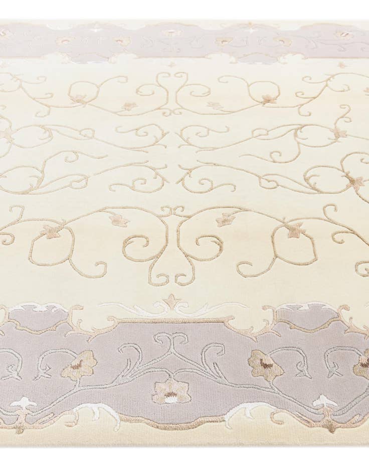 Detail image of  5' 10 x 7' 10  Hand Knotted Darya Rug