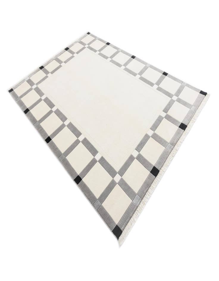 Detail image of  5' 8 x 7' 10  Hand Knotted Darya Wool Rug