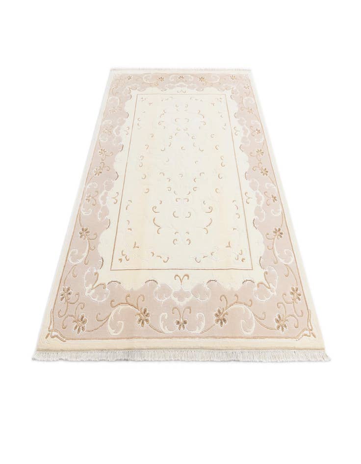 Detail image of  5' 8 x 8'  Hand Knotted Darya Rug