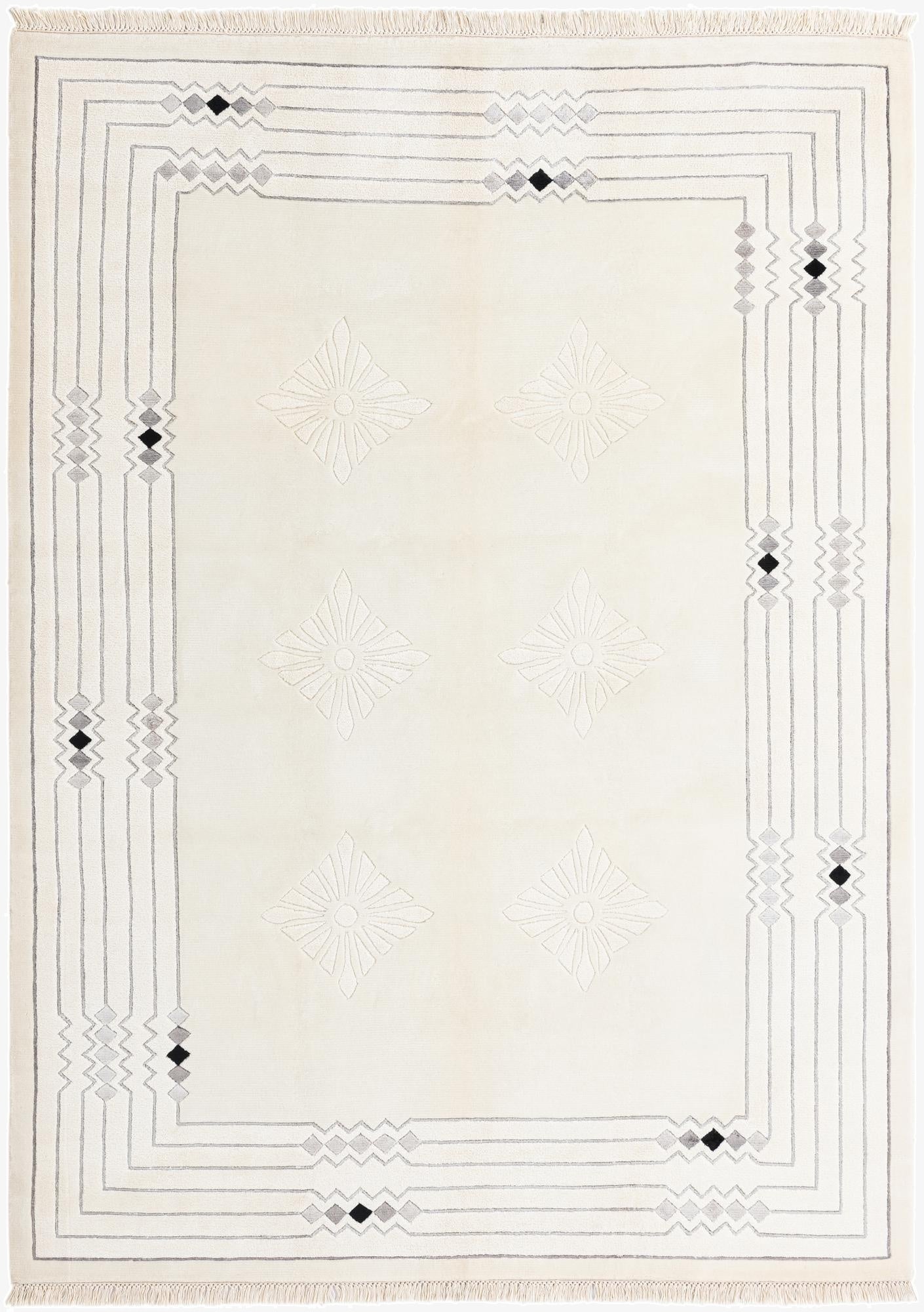  5' 8 x 7' 11  Hand Knotted Darya Rug