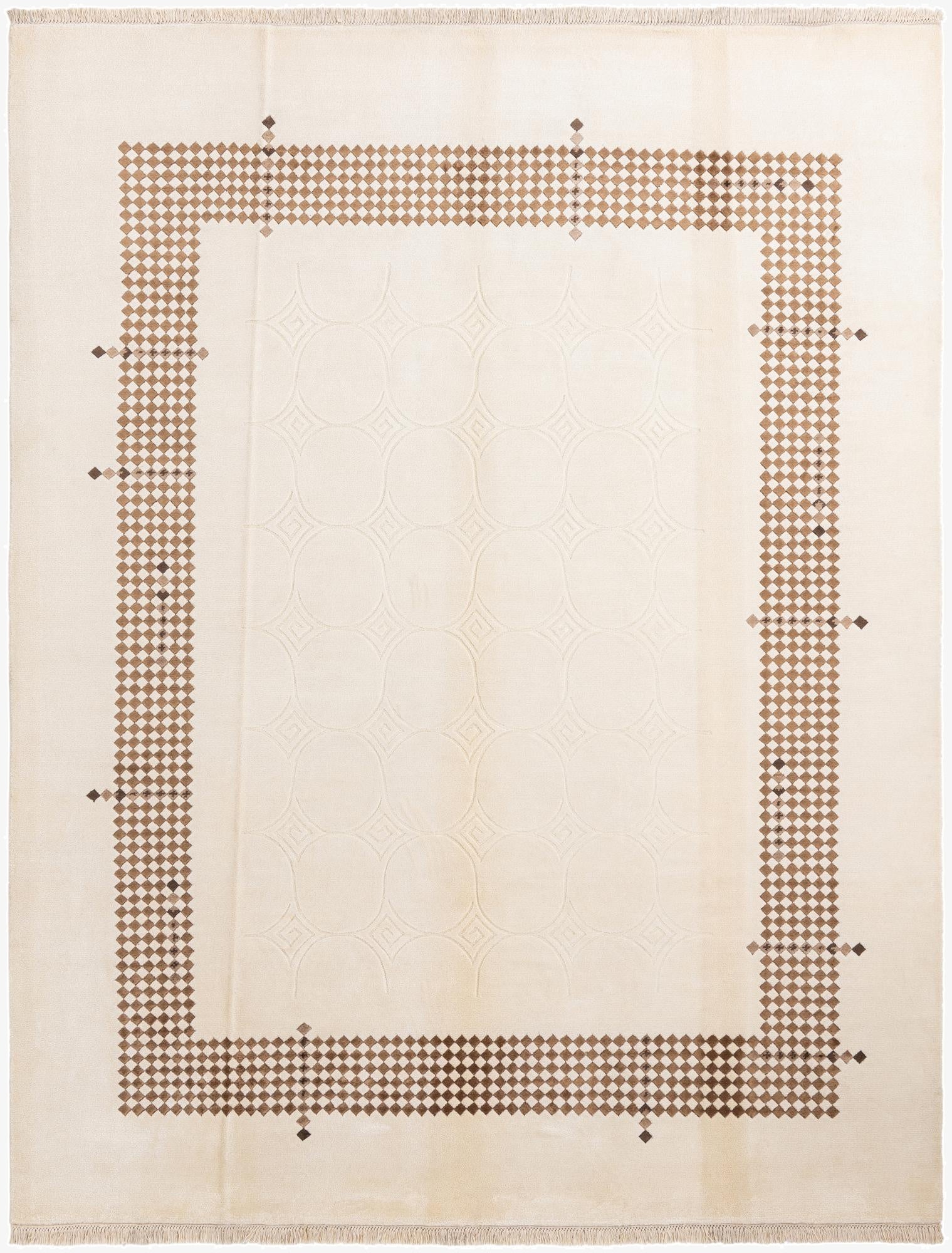  7' 10 x 9' 10  Hand Knotted Darya Wool Rug