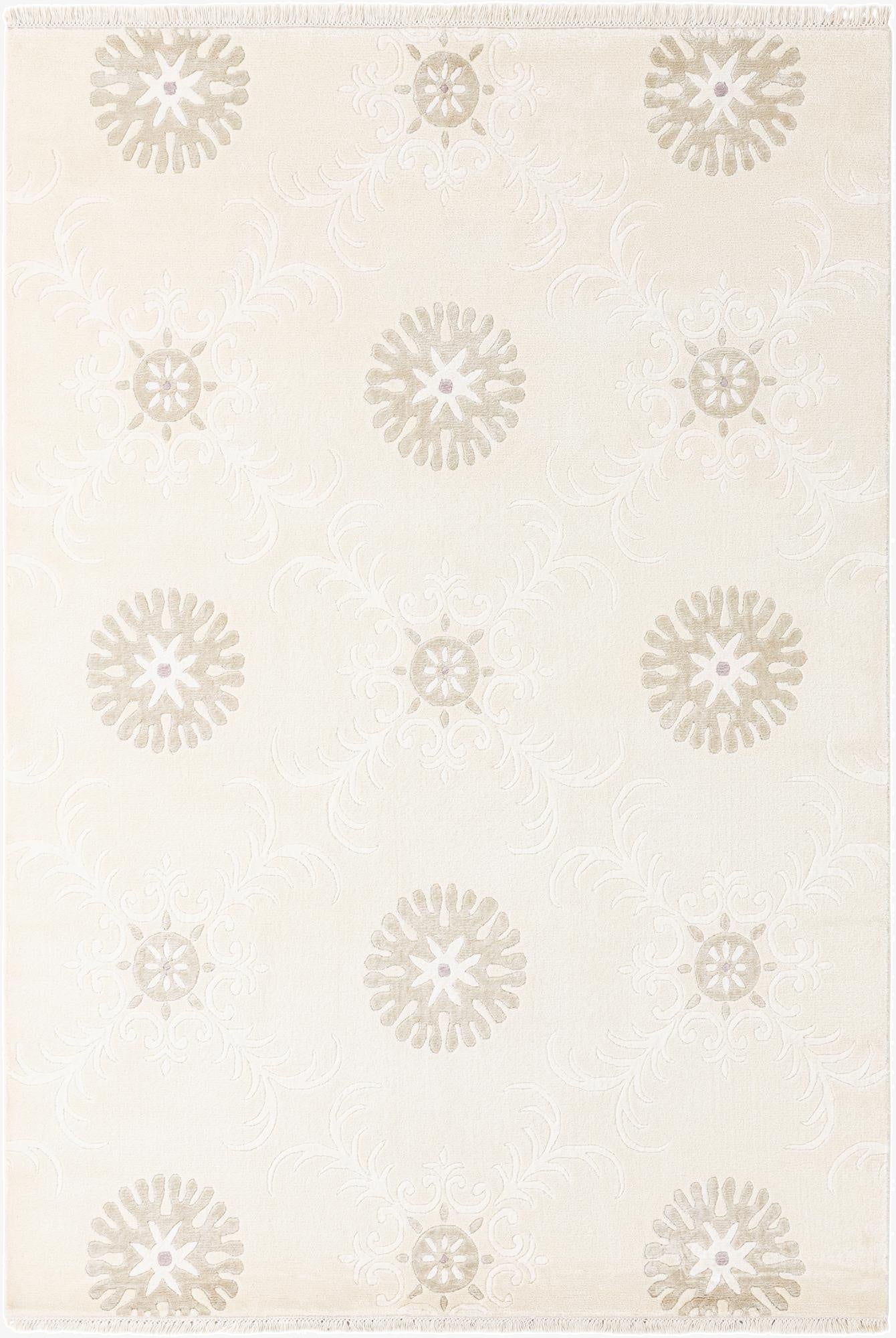  5' 6 x 8'  Hand Knotted Darya Wool Rug