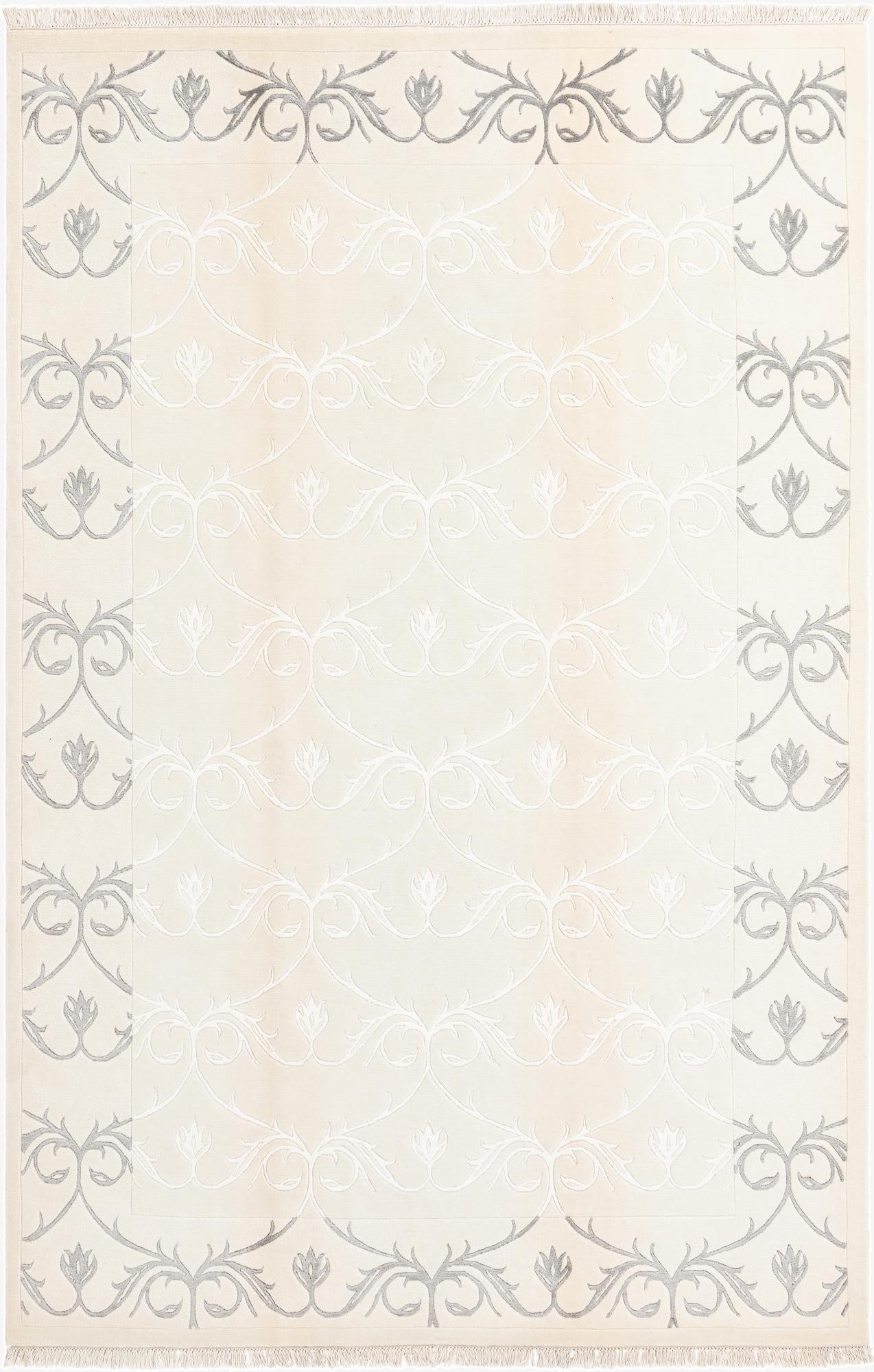  6' 5 x 9' 9  Hand Knotted Darya Wool Rug