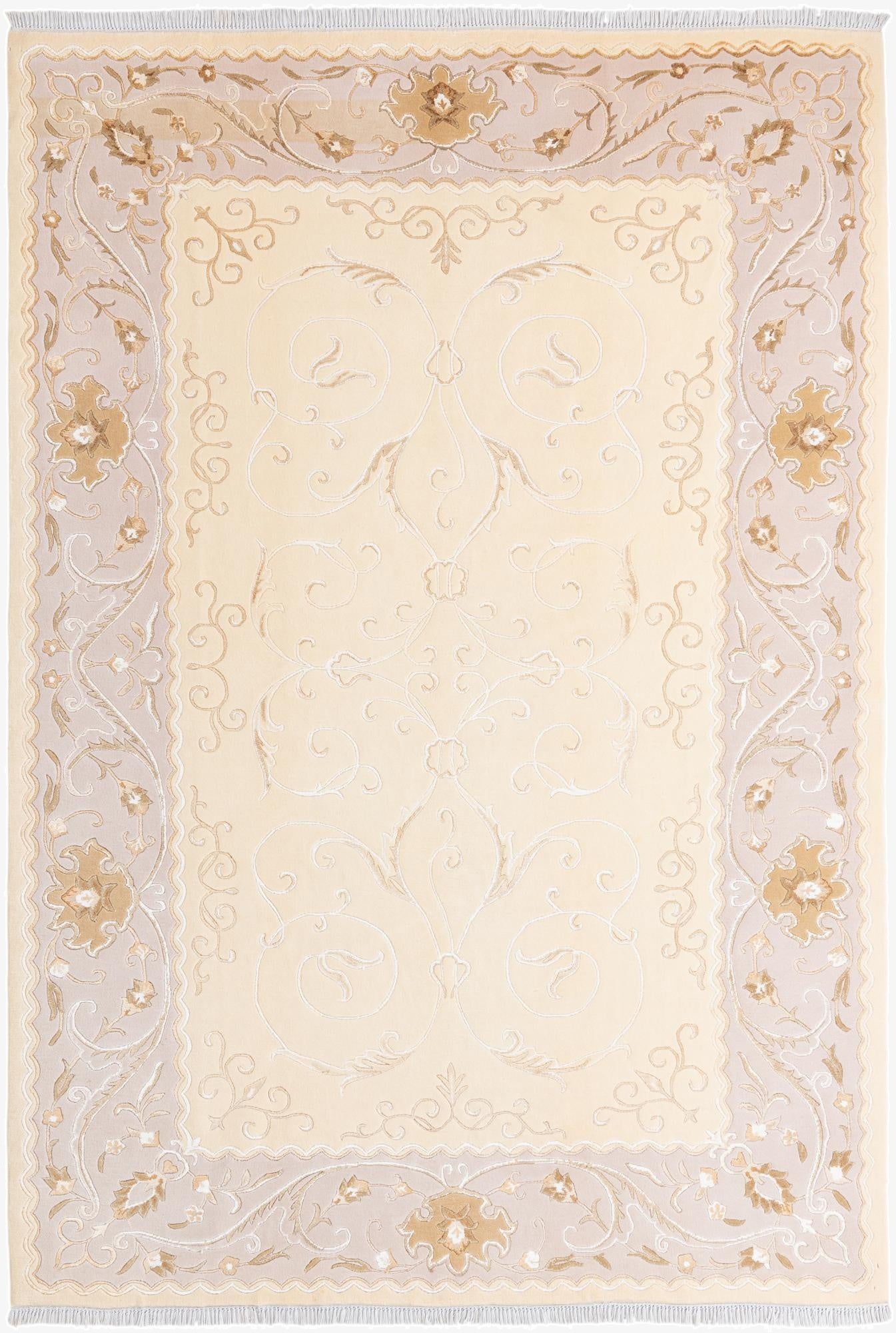  6' 8 x 9' 10  Hand Knotted Darya Rug