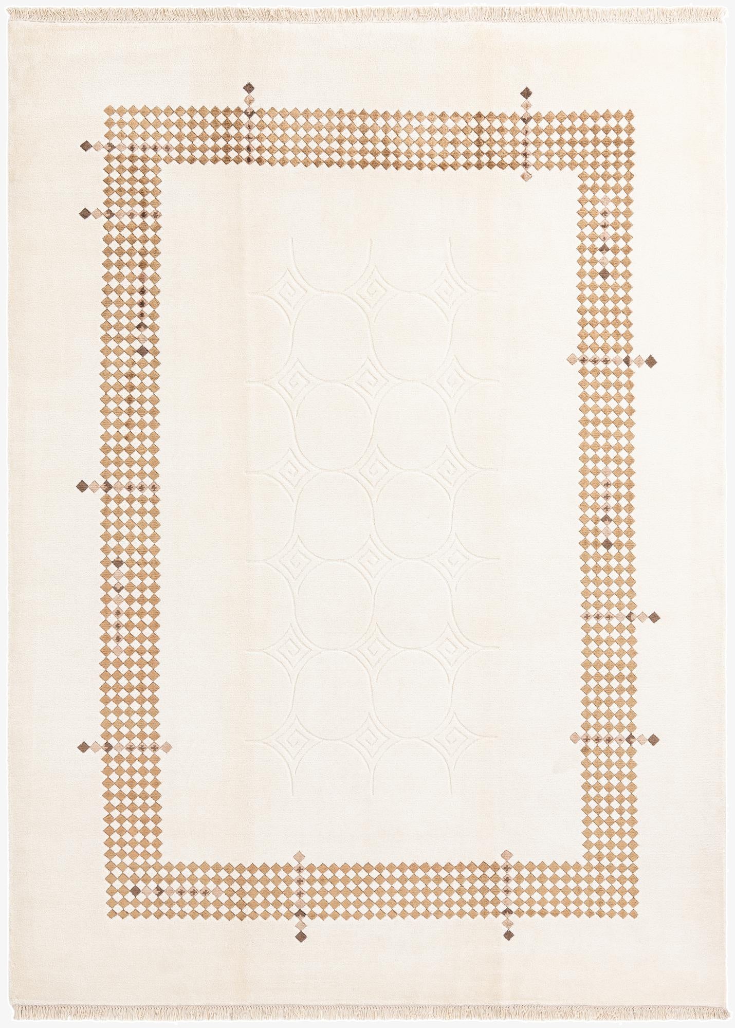  6' 11 x 9' 9  Hand Knotted Darya Wool Rug