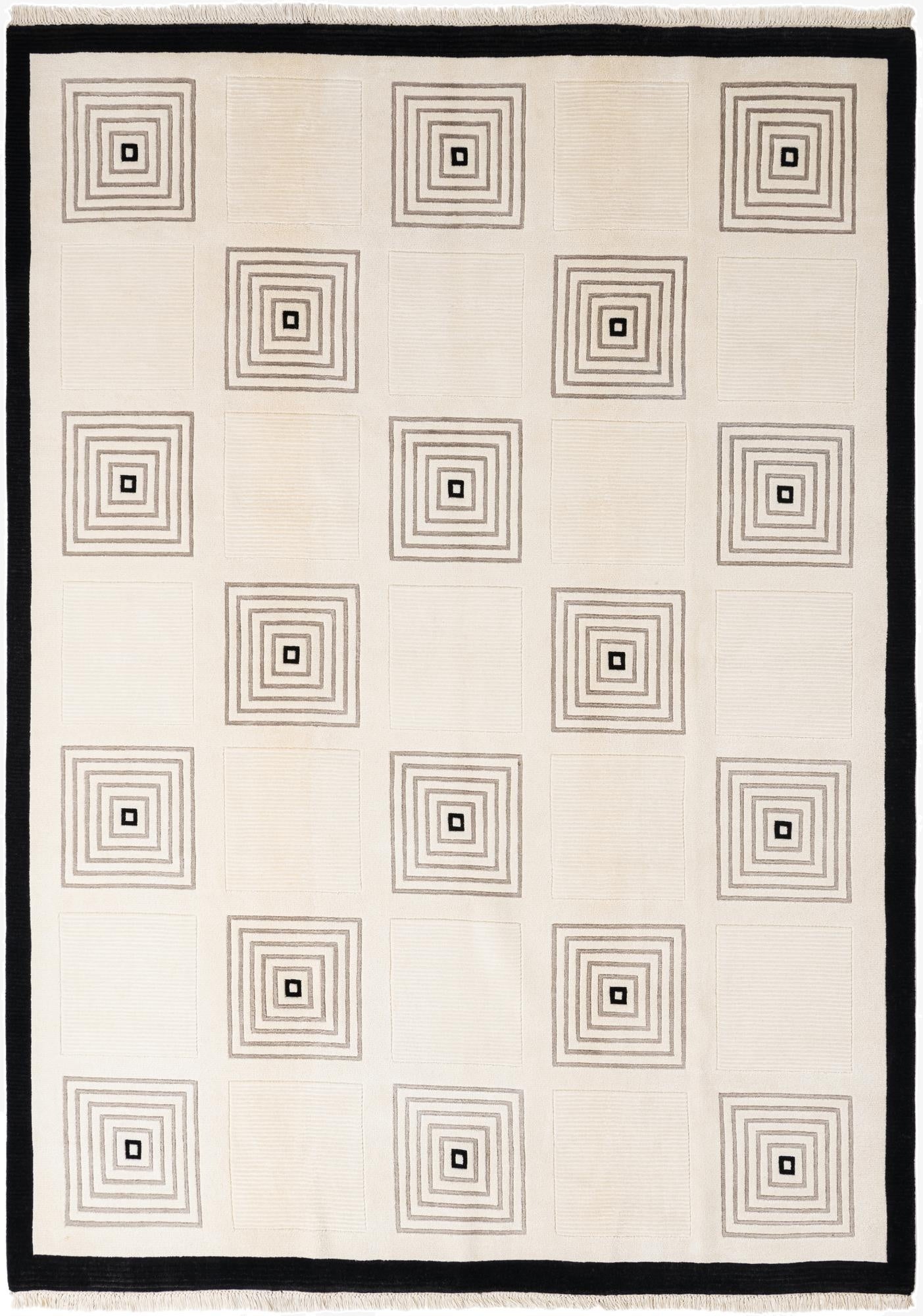  6' 10 x 9' 9  Hand Knotted Darya Wool Rug