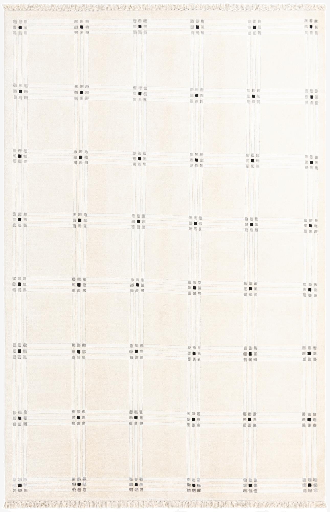  6' 5 x 9' 10  Hand Knotted Darya Wool Rug