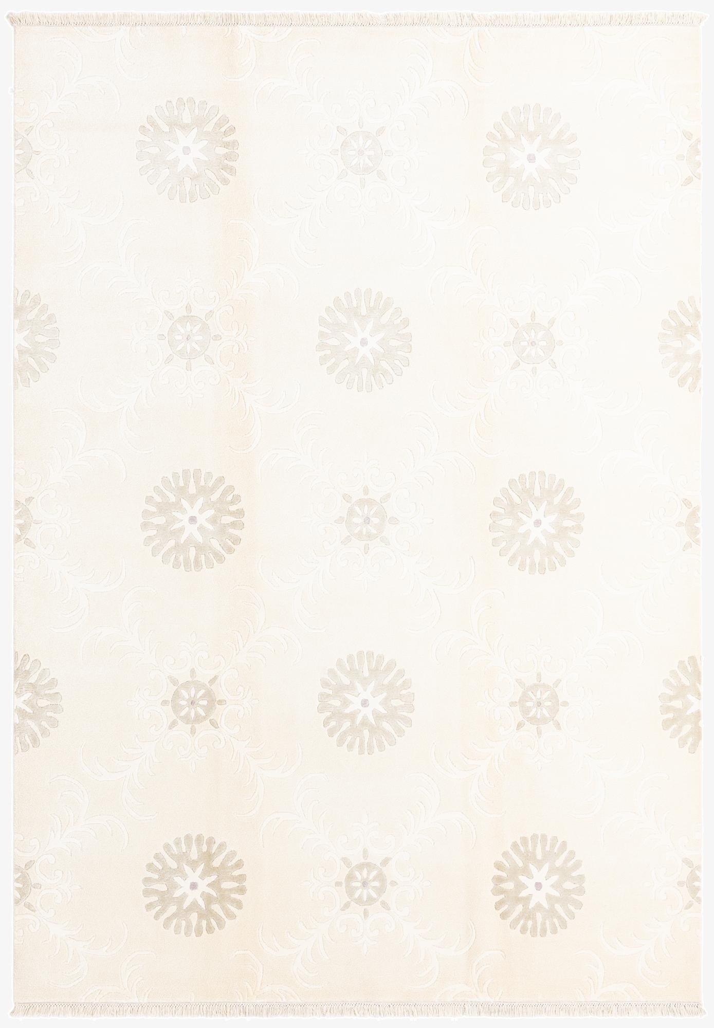  6' 9 x 9' 7  Hand Knotted Darya Wool Rug