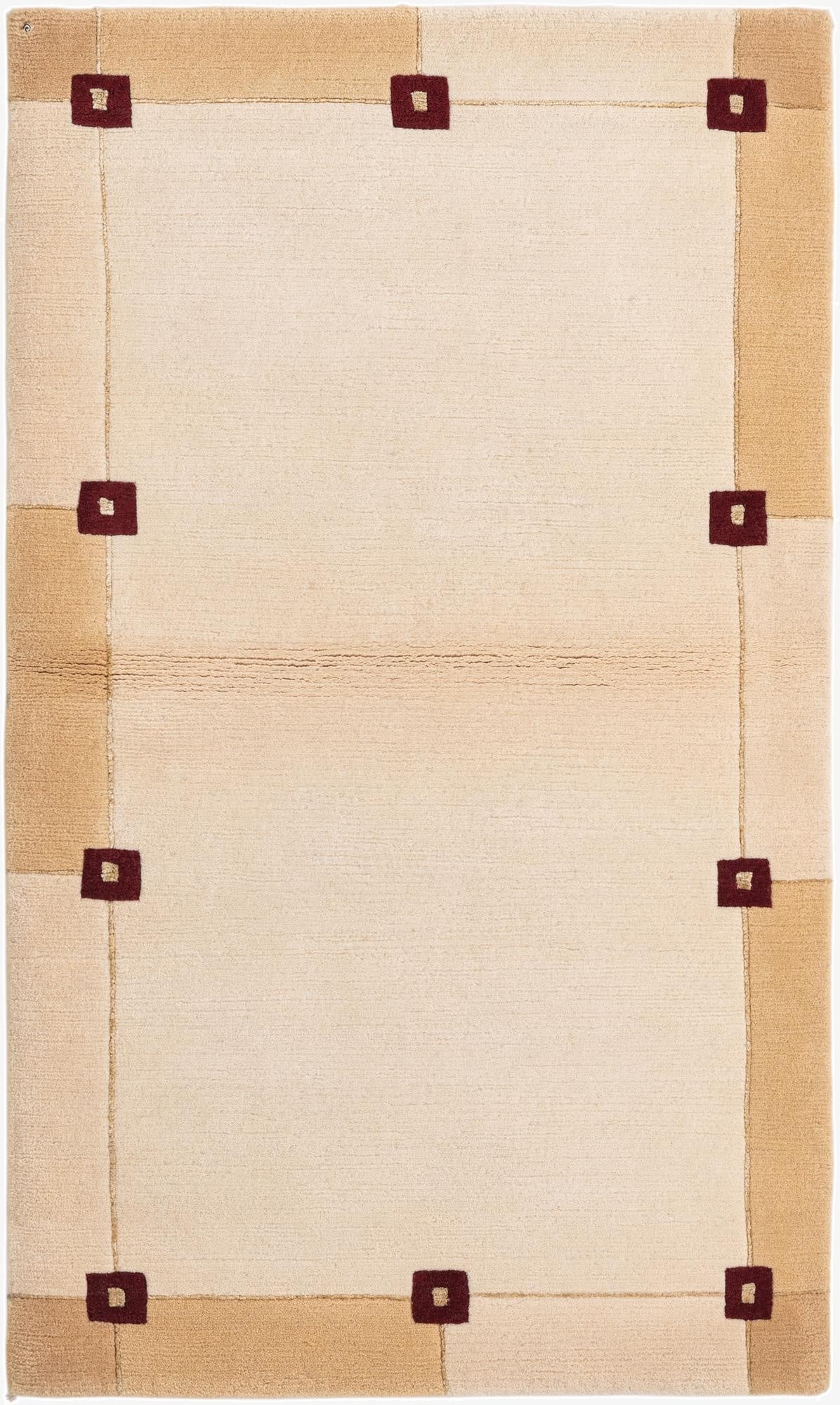  3' x 5' 1  Hand Knotted Darya Wool Rug