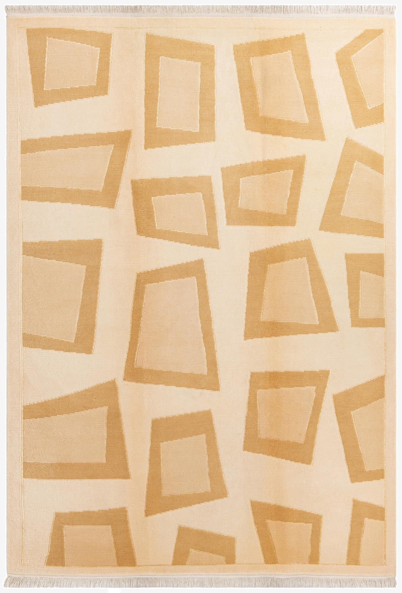  6' 8 x 9' 11  Hand Knotted Darya Wool Rug