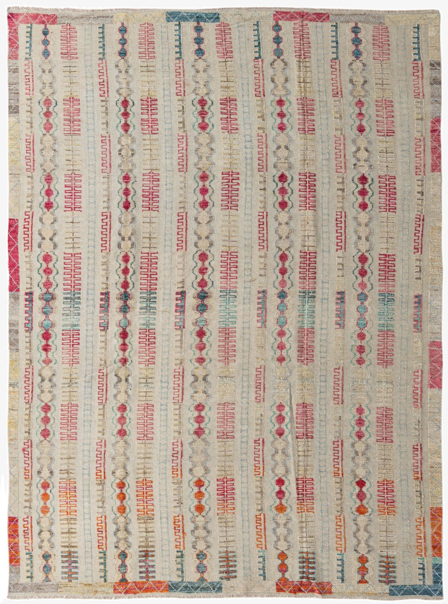  9' x 12' 2  Hand Knotted Darya Wool Rug