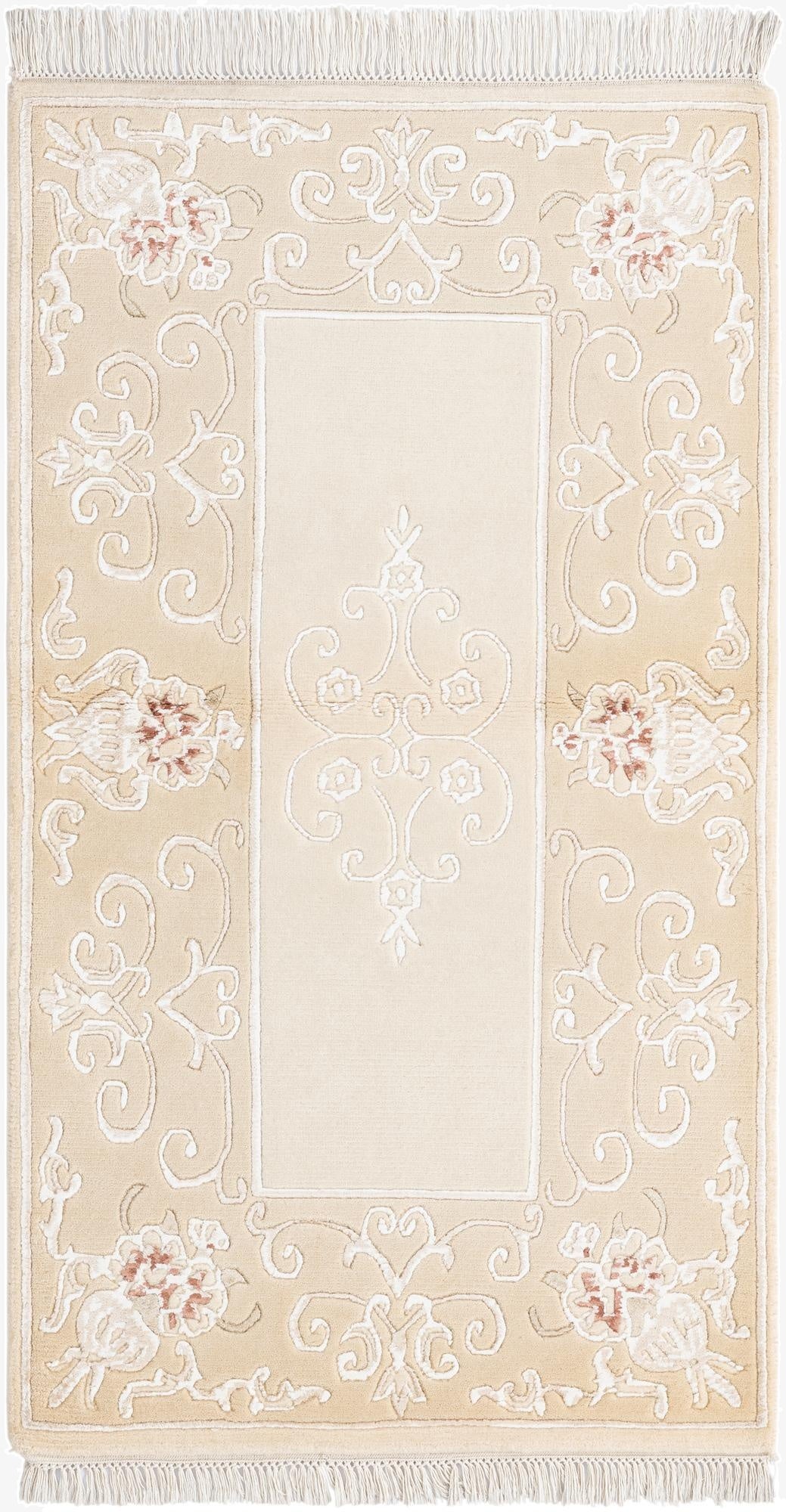  2' 7 x 4' 9  Hand Knotted Darya Rug