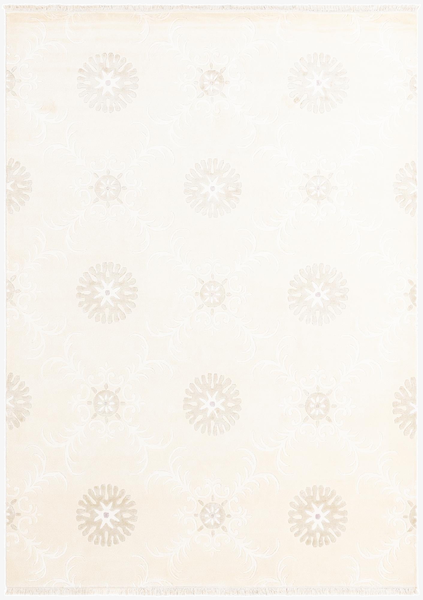  6' 9 x 9' 7  Hand Knotted Darya Wool Rug