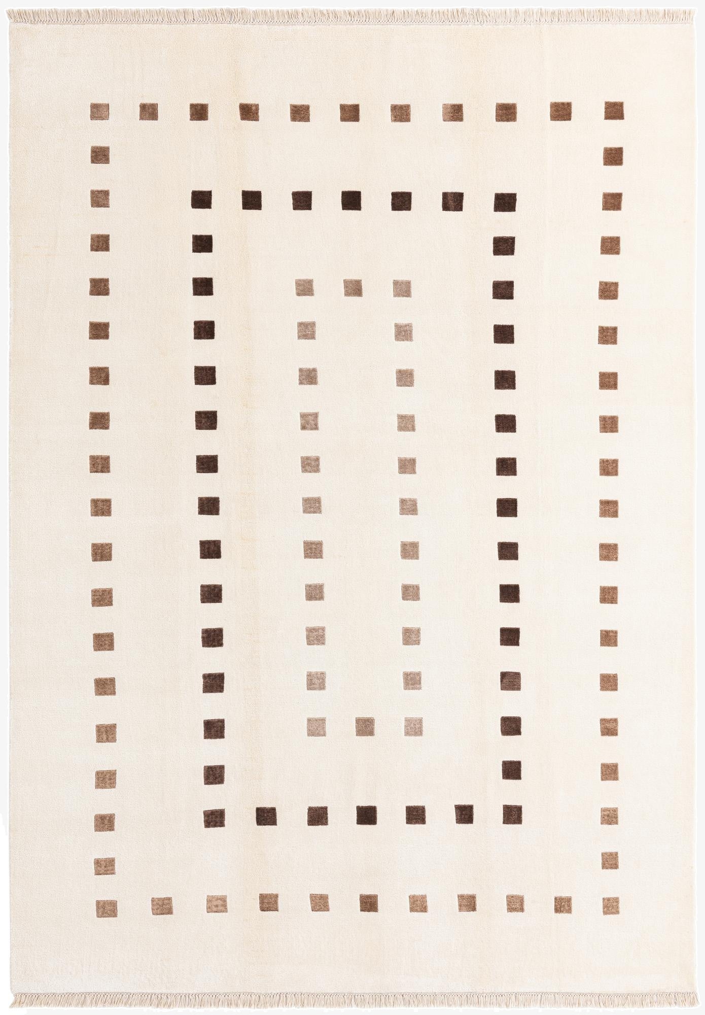  6' 7 x 9' 6  Hand Knotted Darya Wool Rug