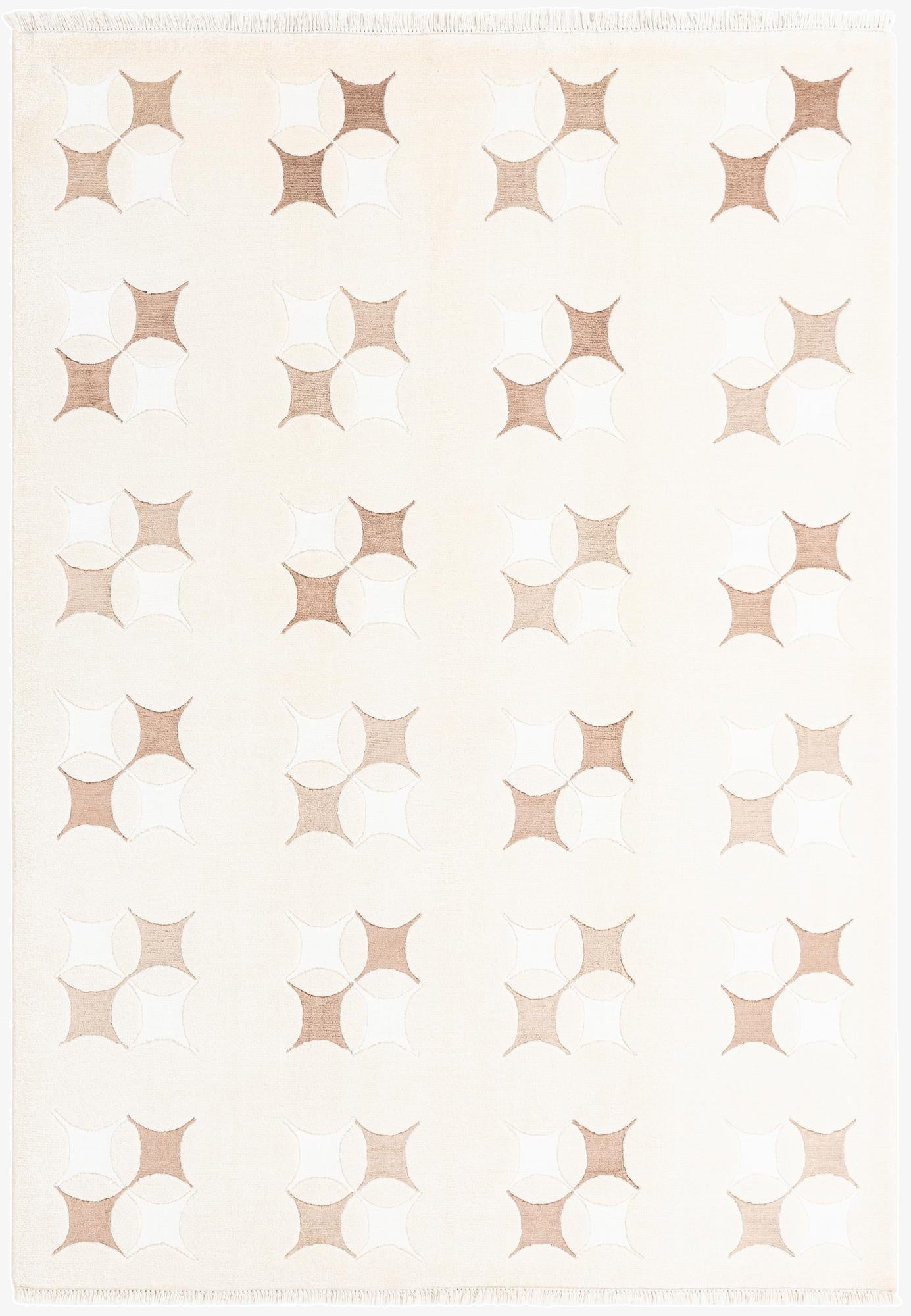  5' 6 x 7' 10  Hand Knotted Darya Wool Rug