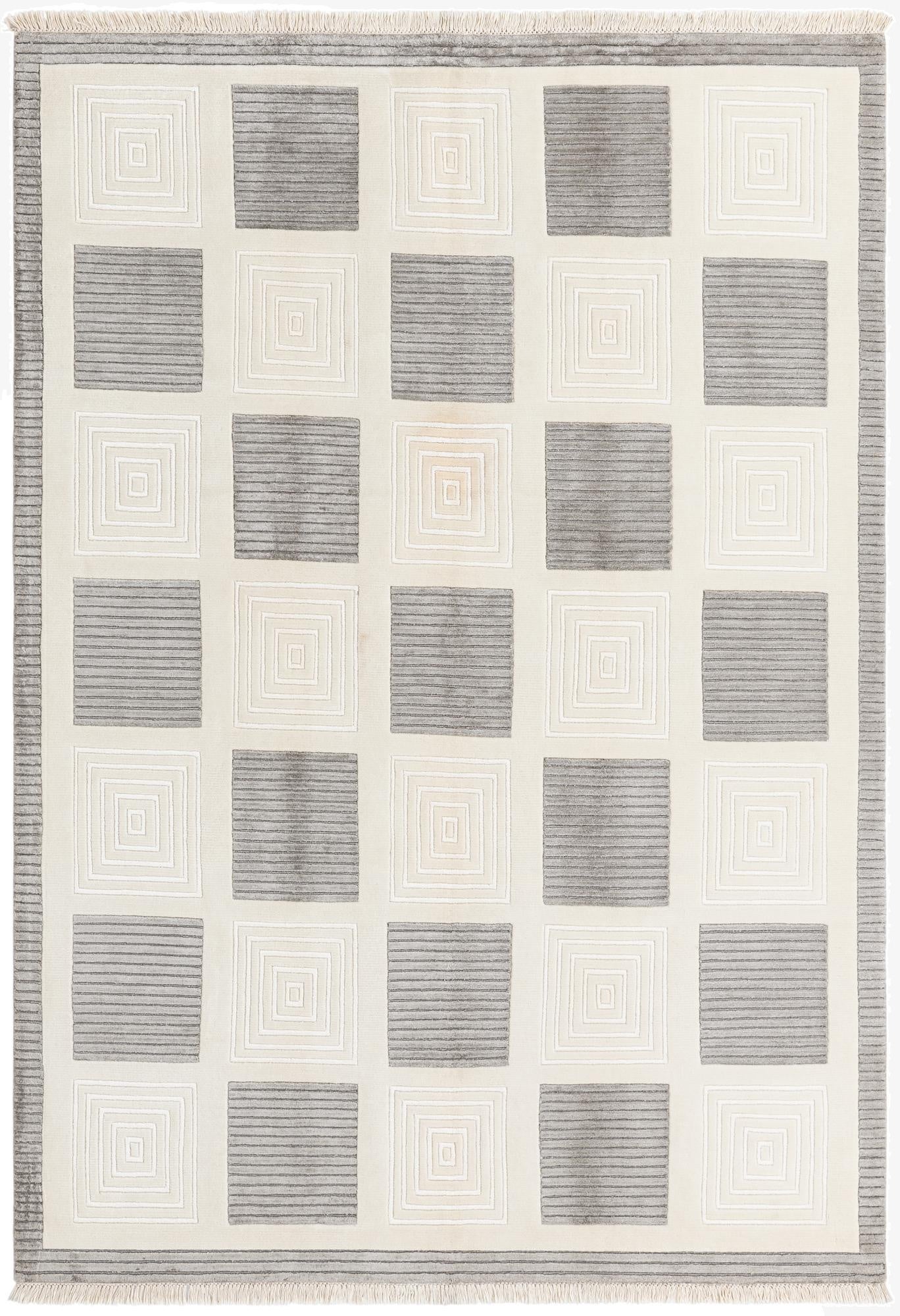  5' 6 x 7' 9  Hand Knotted Darya Wool Rug