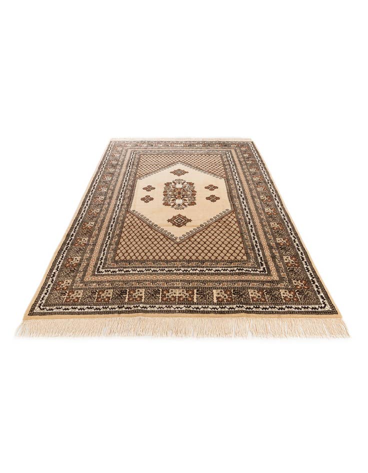 Detail image of  6' 5 x 9' 9  Hand Knotted Ferdos Persian Wool Rug