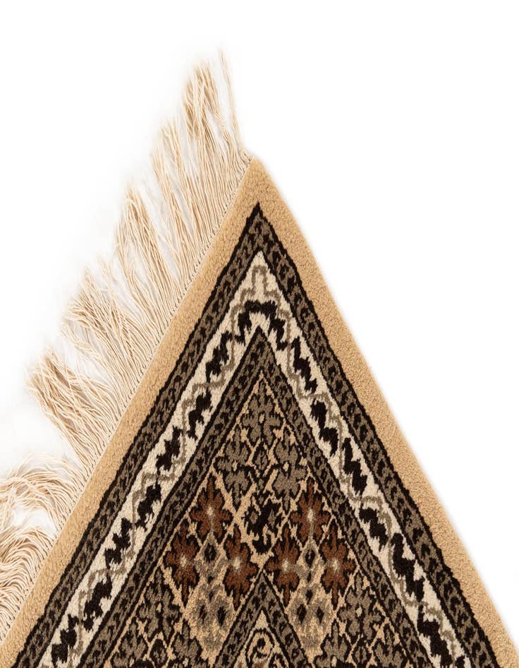 Detail image of  6' 5 x 9' 9  Hand Knotted Ferdos Persian Wool Rug