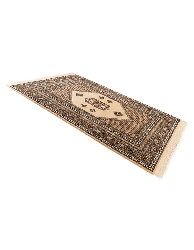 Detail image of  6' 5 x 9' 9  Hand Knotted Ferdos Persian Wool Rug