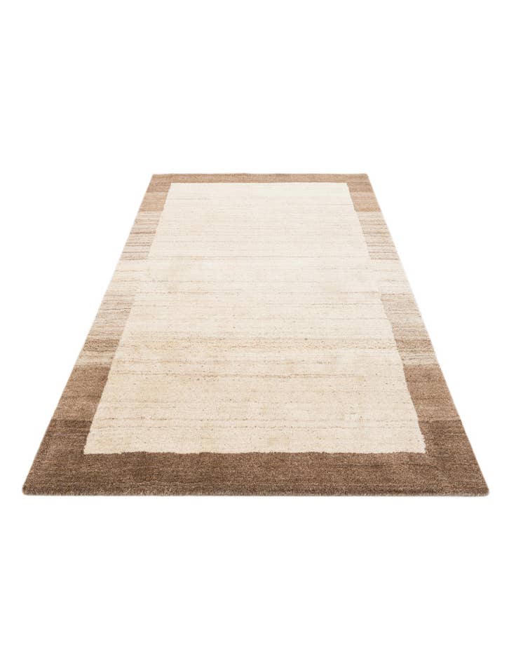 Detail image of  4' x 6'  Hand Knotted Gabbeh Wool Rug