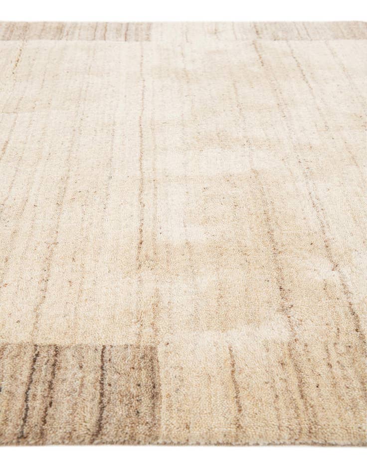 Detail image of  4' x 6'  Hand Knotted Gabbeh Wool Rug